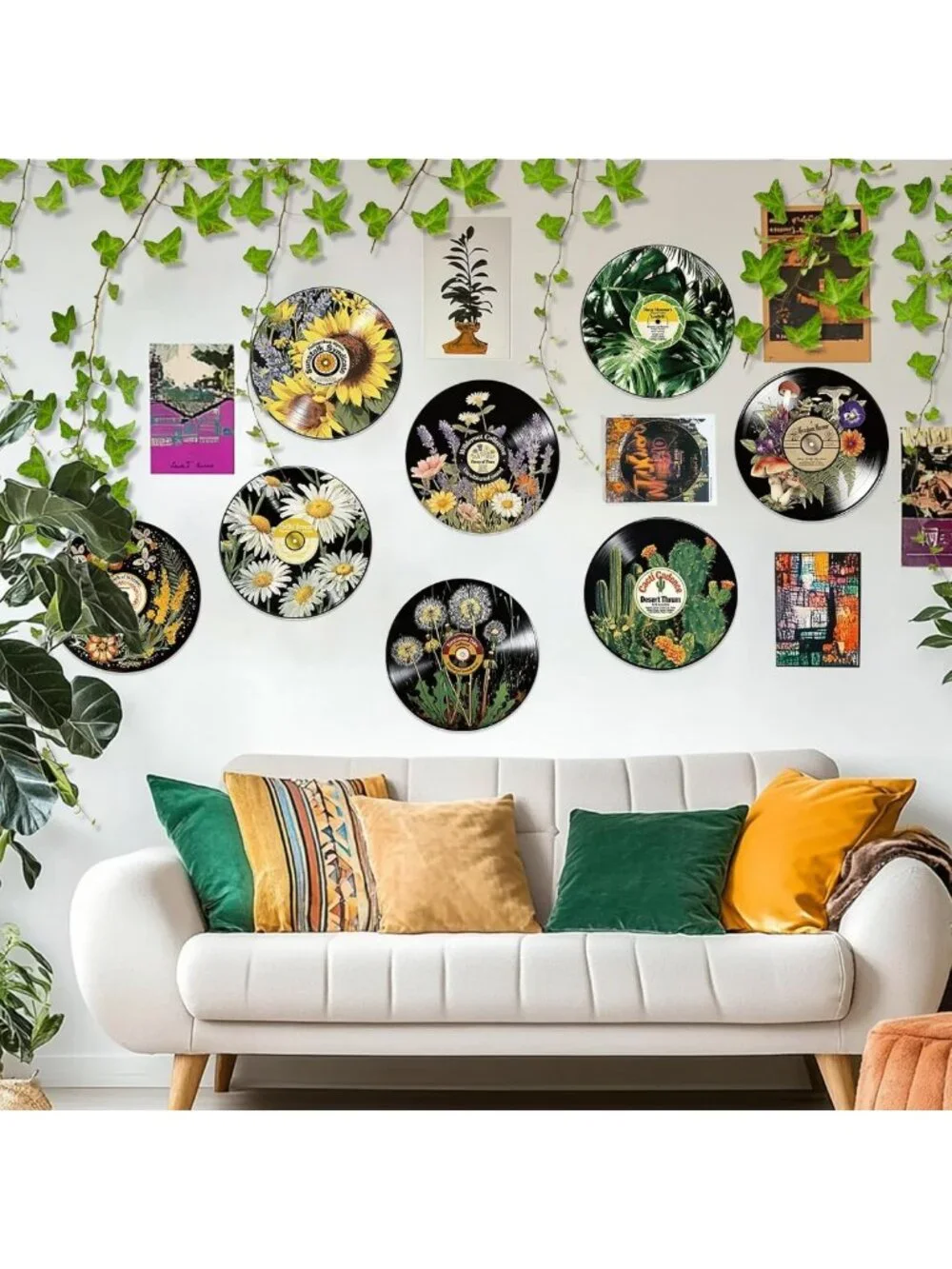 8PCS Vintage Record Wall Decor Set | 12
